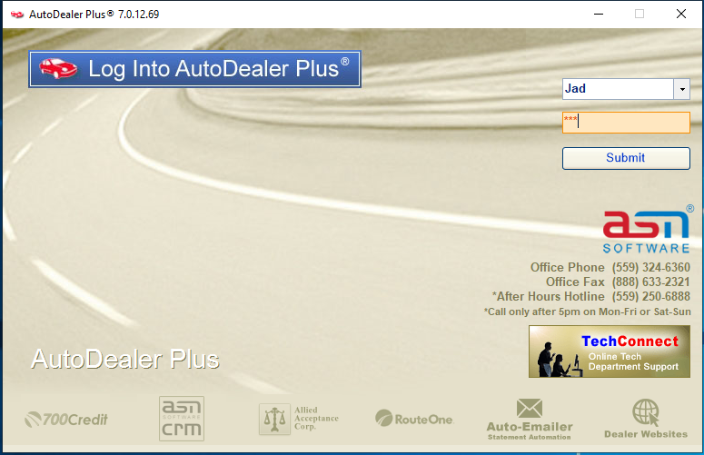 screenshot of AutoDealer Plus